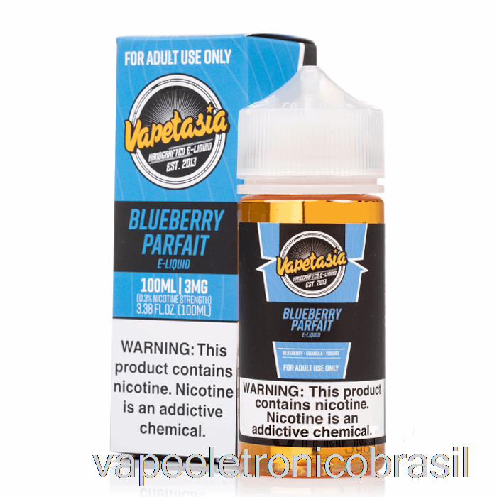 Vape Vaporesso Parfait De Mirtilo - Vapetasia - 100ml 3mg